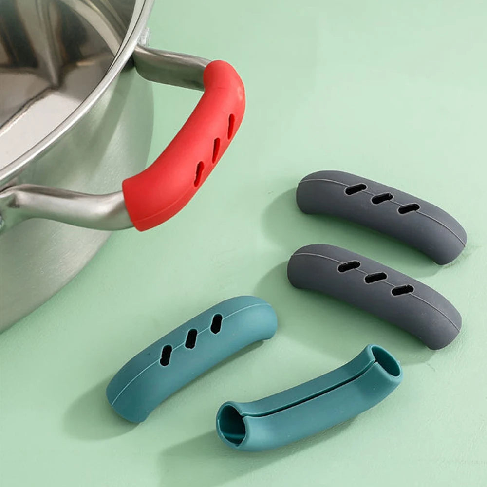 2Pcs Silicone Protetor Para Alça de Panela