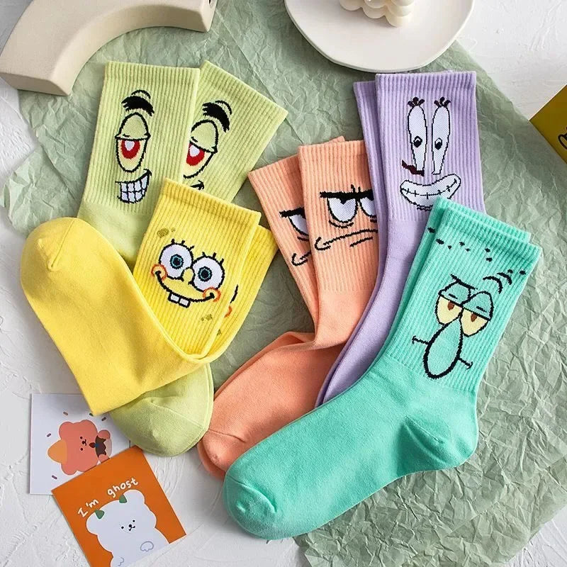 Meias Bob Esponja - 5 pares