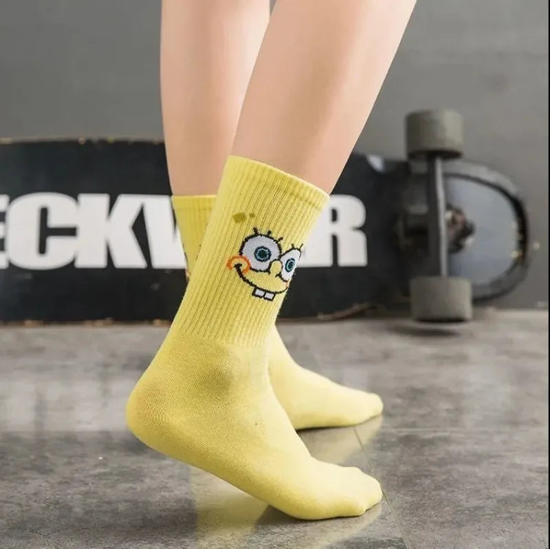 Meias Bob Esponja - 5 pares
